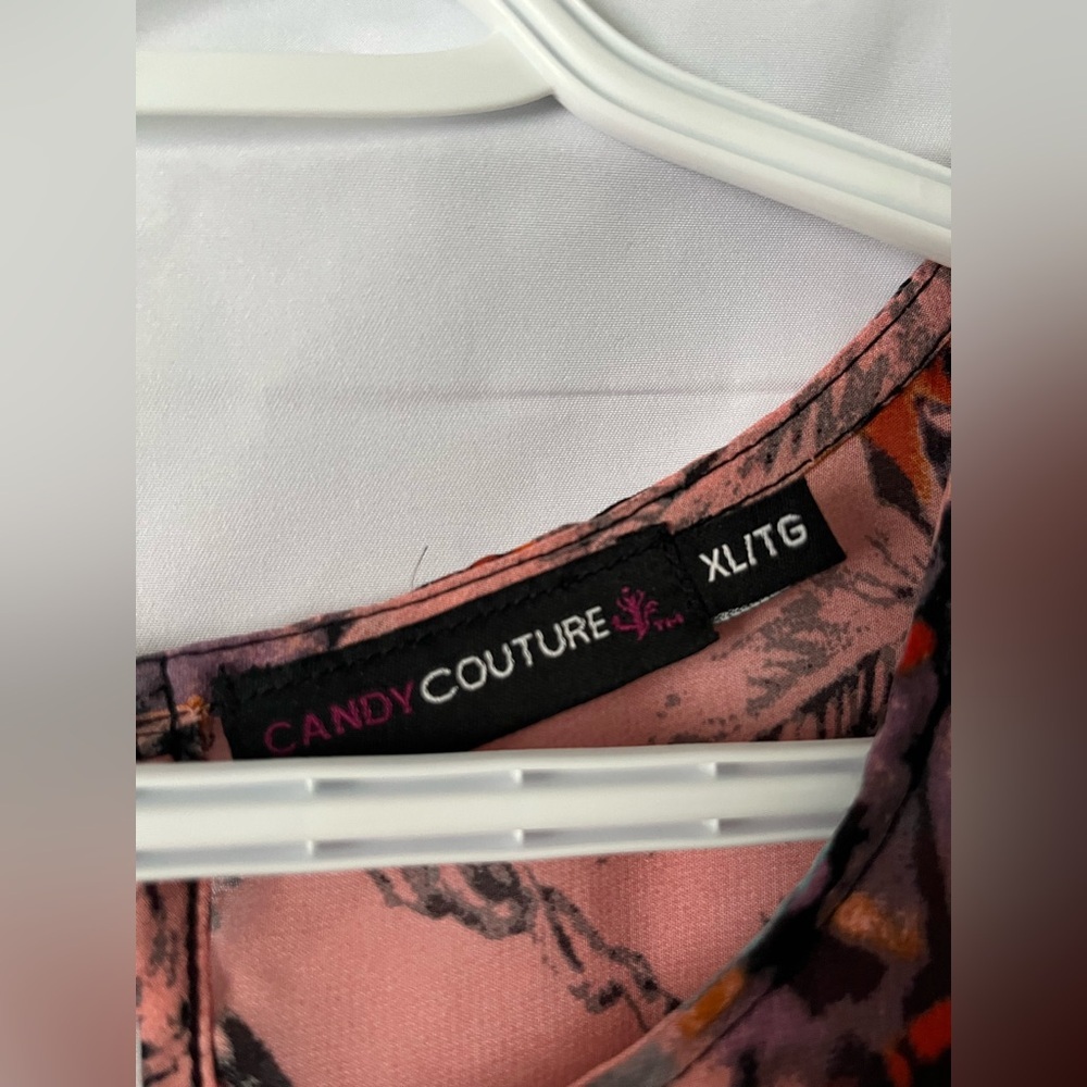 Candy Couture Top Size XL Sleeveless - Picture 2 of 2